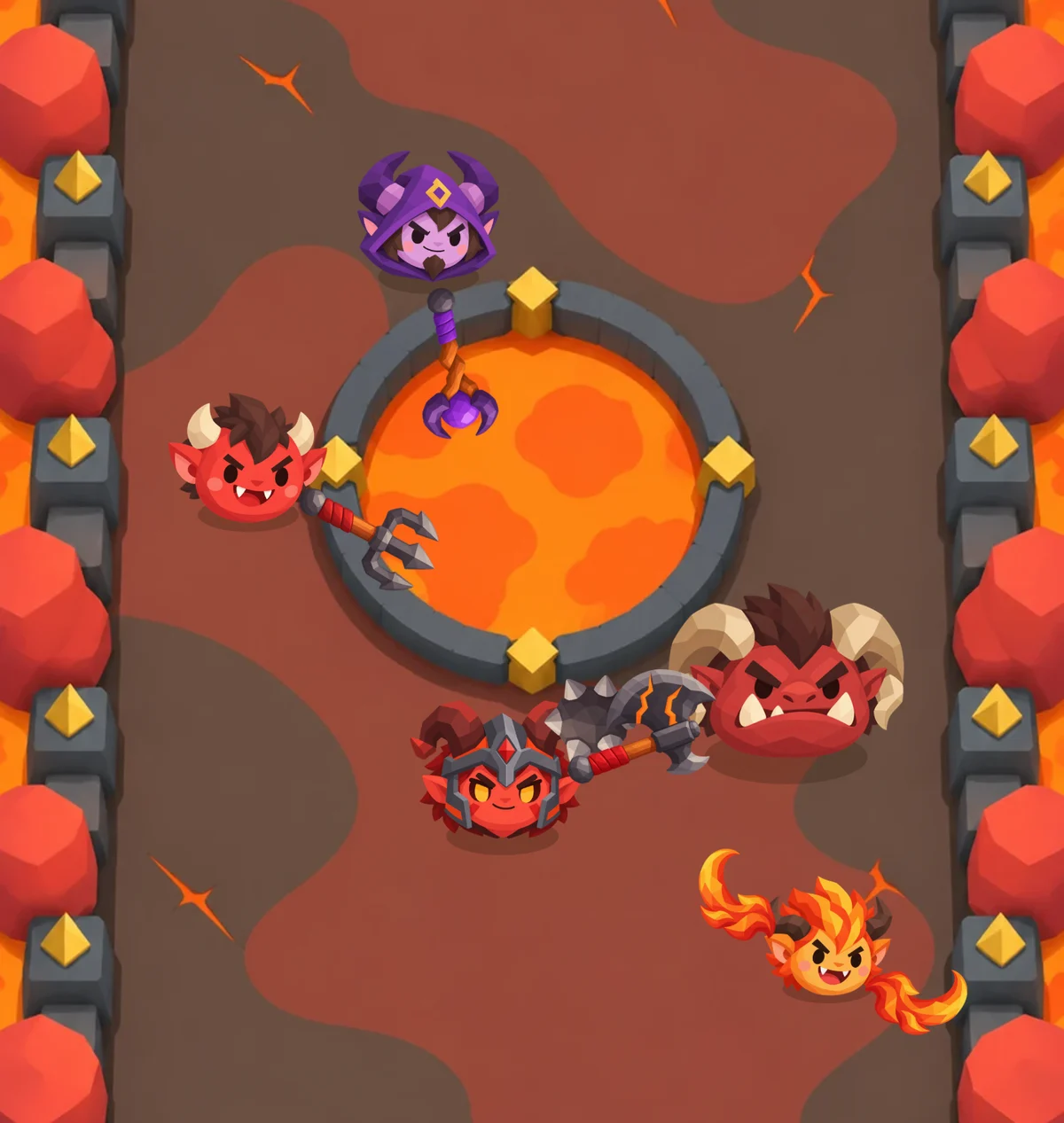 The Hellknight in the Brimstone Citadel